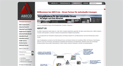 Desktop Screenshot of abeco.de