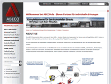 Tablet Screenshot of abeco.de